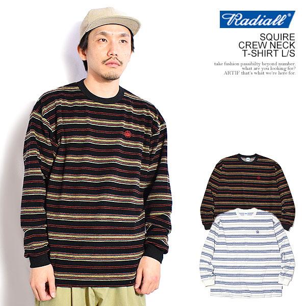 [XLサイズ]2026年S/S 新品未使用 RADIALLラディアル ボーダーT RADIALL ラディアル SQUIRE - CREW NECK T-SHIRT L/S