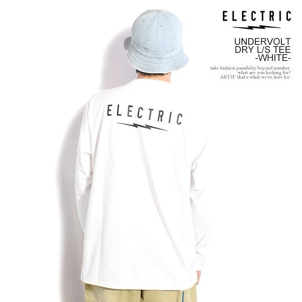 ELECTRIC エレクトリック UNDERVOLT DRY L/S TEE -WHITE-