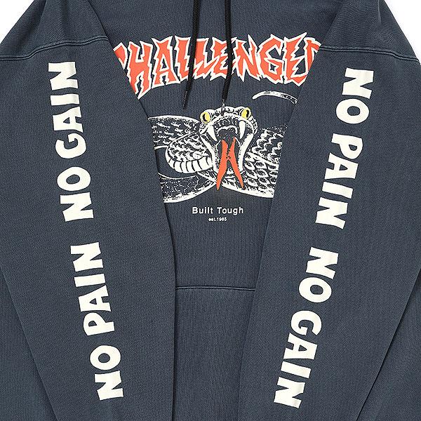 CHALLENGER チャレンジャFireball Hoodie XLサイズ Fireball Men's Face Over Quarter Zip Hoodie - Zip Up in