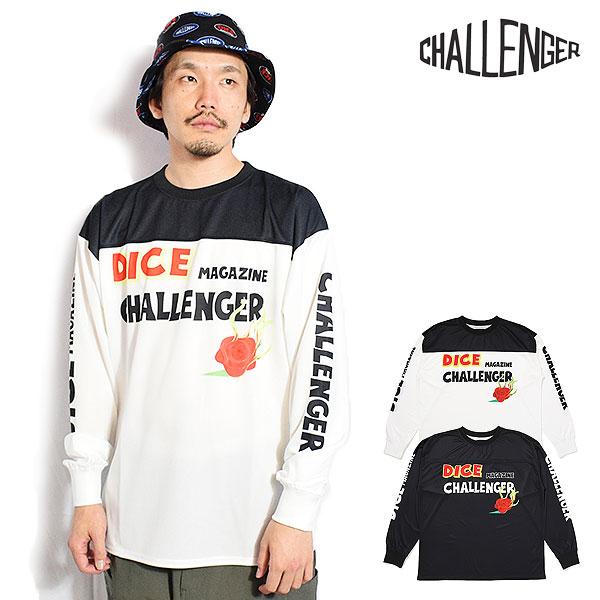 Tei”☺︎ challenger(チャレンジャー) CHALLENGER チャレンジャー L/S DRY DICE TEE