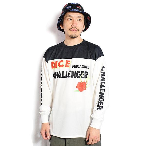 Tei”☺︎ challenger(チャレンジャー) CHALLENGER チャレンジャー L/S DRY DICE TEE