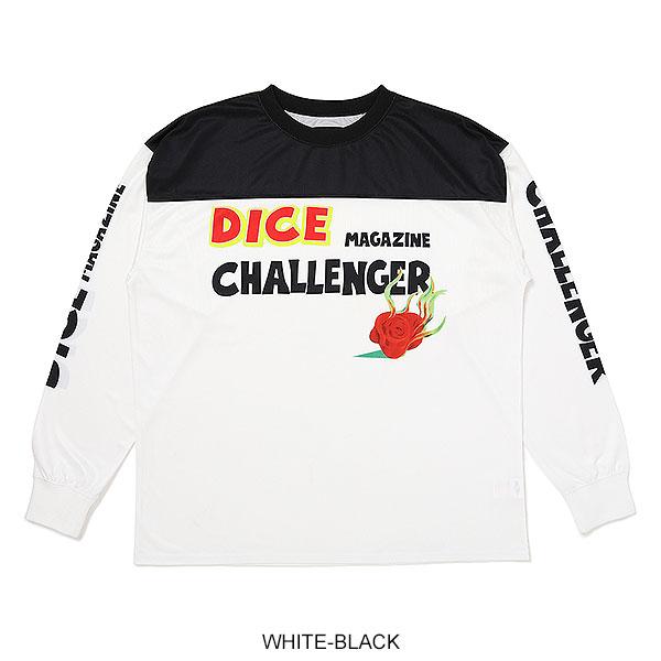 Tei”☺︎ challenger(チャレンジャー) DICE MAGAZINE X CHALLENGER / L/S DRY DICE TEE ダイスマガジン