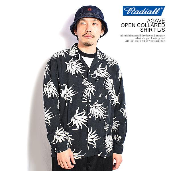 RADIALL ラディアル AGAVE - OPEN COLLARED SHIRT L/S