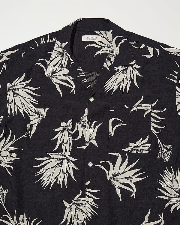 RADIALL ラディアル AGAVE - OPEN COLLARED SHIRT L/S