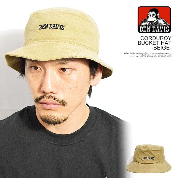 BEN DAVIS ベンデイビス CORDUROY BUCKET HAT -BEIGE-