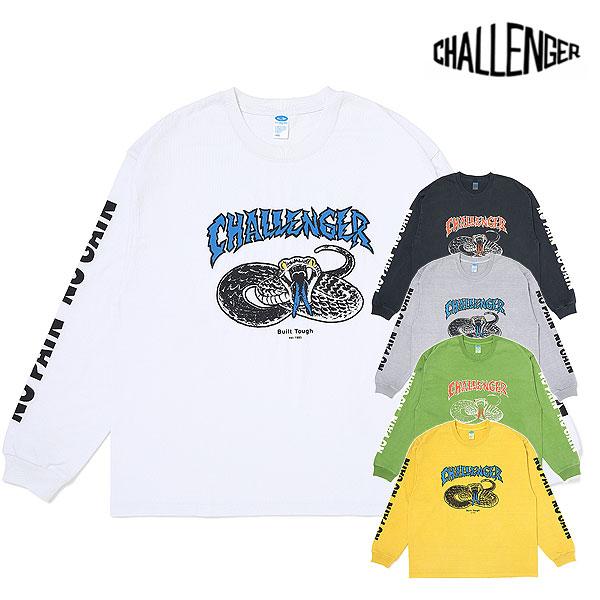 CHALLENGER チャレンジャー L/S PIGMENT SNAKE TEE