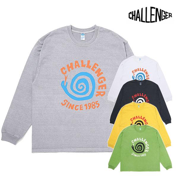 CHALLENGER チャレンジャー L/S PIGMENT SPIRAL SNAKE TEE