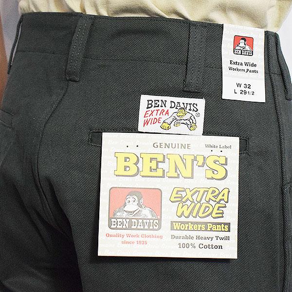 BEN DAVIS ベンデイビス EXTRA WIDE PANTS -CHARCOAL-