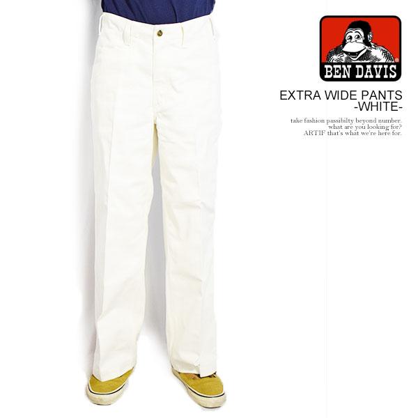 BEN DAVIS ベンデイビス EXTRA WIDE PANTS -WHITE-