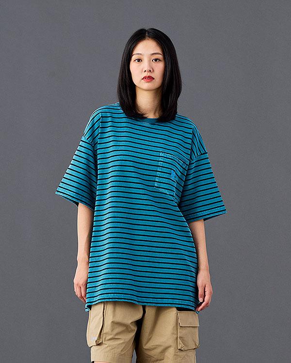 Liberaiders リベレイダース PIGMENT DYED STRIPED S/S SHIRT | ARTIF
