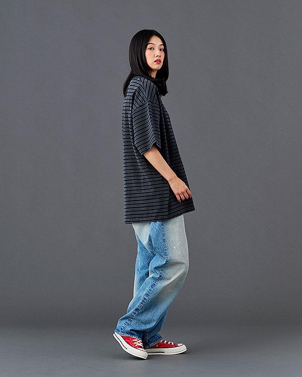 Liberaiders リベレイダース PIGMENT DYED STRIPED S/S SHIRT | ARTIF