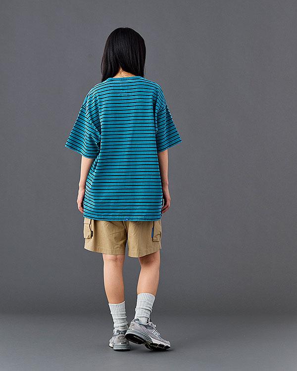 Liberaiders リベレイダース PIGMENT DYED STRIPED S/S SHIRT | ARTIF