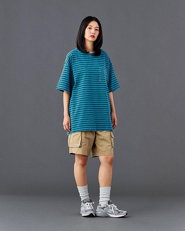 Liberaiders リベレイダース PIGMENT DYED STRIPED S/S SHIRT | ARTIF