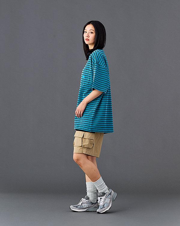 Liberaiders リベレイダース PIGMENT DYED STRIPED S/S SHIRT | ARTIF