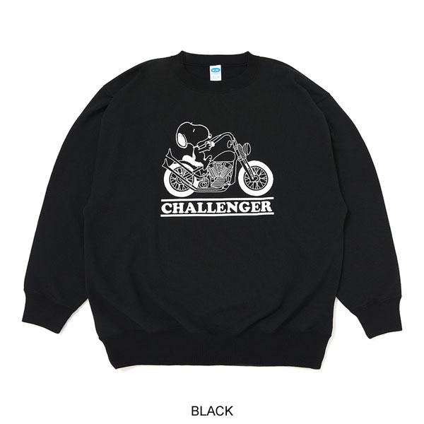 CHALLENGER チャレンジャー SNOOPY C/N SWEAT