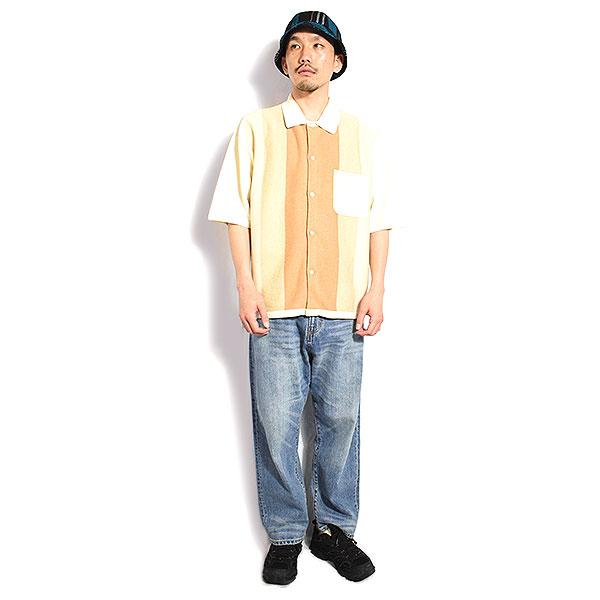 RADIALL ラディアル TONE - REGULAR COLLARED SWEATER S/S