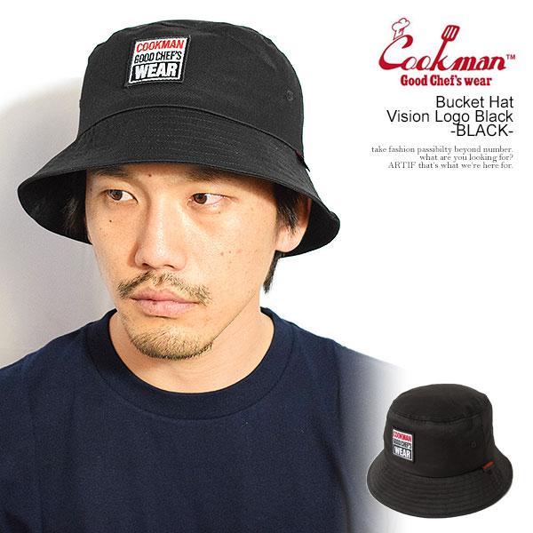 COOKMAN クックマン Bucket Hat Vision Logo Black -BLACK- | ARTIF