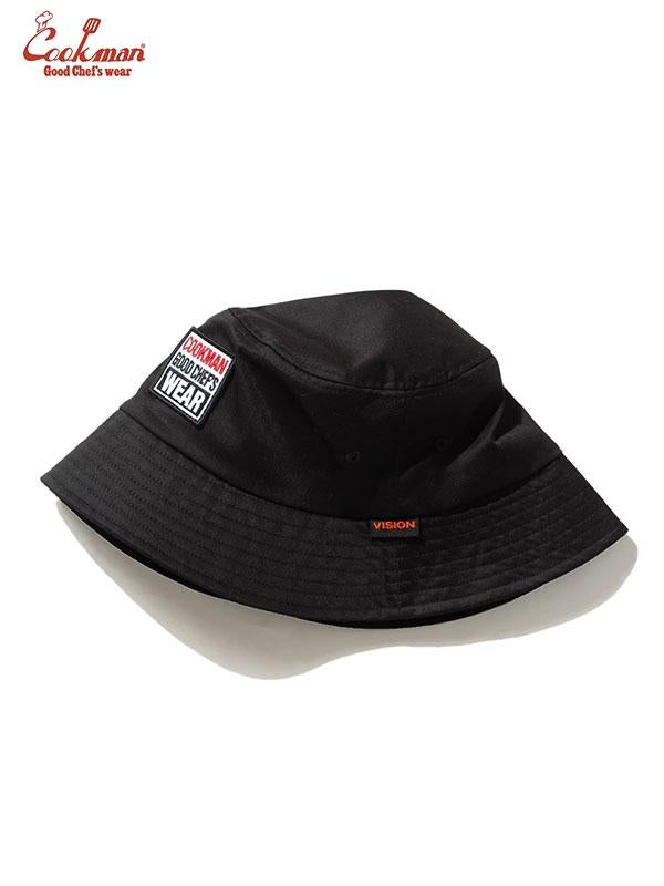 COOKMAN クックマン Bucket Hat Vision Logo Black -BLACK- | ARTIF