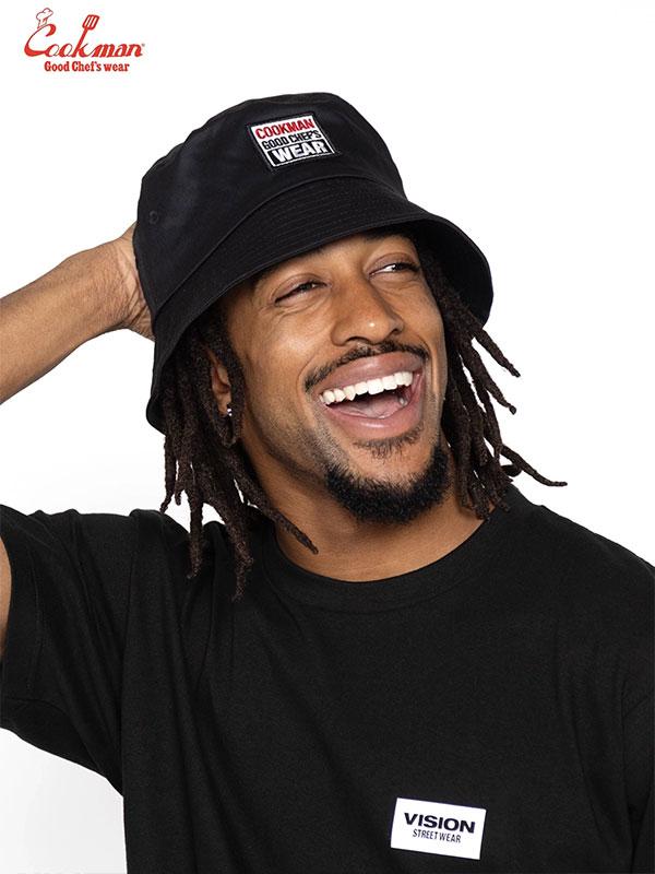 COOKMAN クックマン Bucket Hat Vision Logo Black -BLACK- | ARTIF