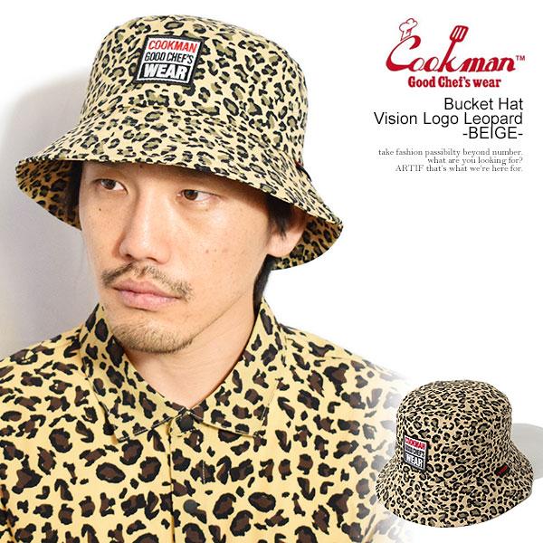 COOKMAN クックマン Bucket Hat Vision Logo Leopard -BEIGE- | ARTIF
