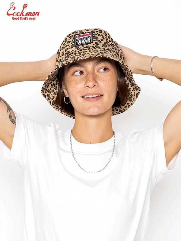 COOKMAN クックマン Bucket Hat Vision Logo Leopard -BEIGE- | ARTIF