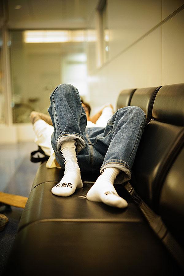 SSC × THE NEST PROVIDES サーフスケートキャンプ ARMY SPORTS SOCKS