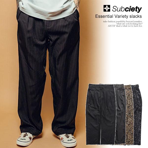 SUBCIETY サブサエティ Essential Variety slacks