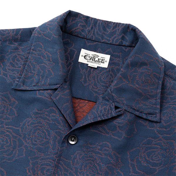 CALEE キャリー 5 LENGHT ROSE PATTERN JACQUARD SH
