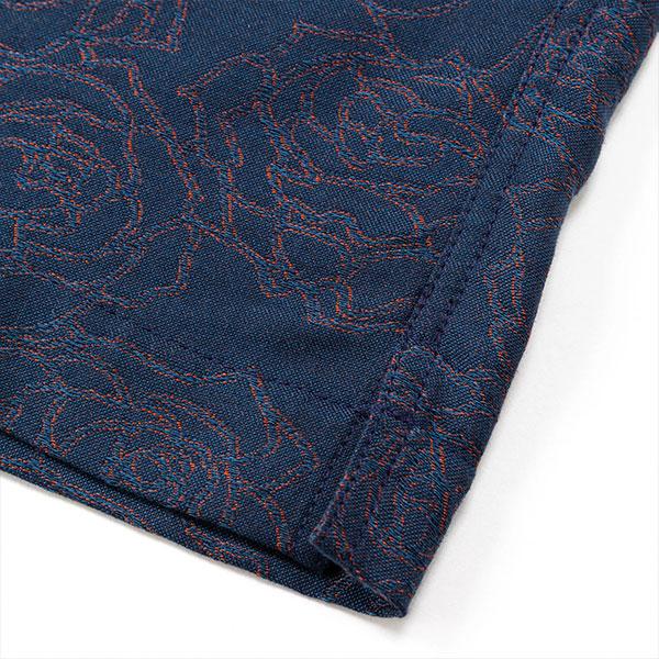 CALEE キャリー 5 LENGHT ROSE PATTERN JACQUARD SH