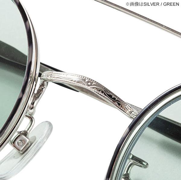 CALEE キャリー FLIP UP TYPE CIRCLE METAL GLASSES -EXCLUSIVE-