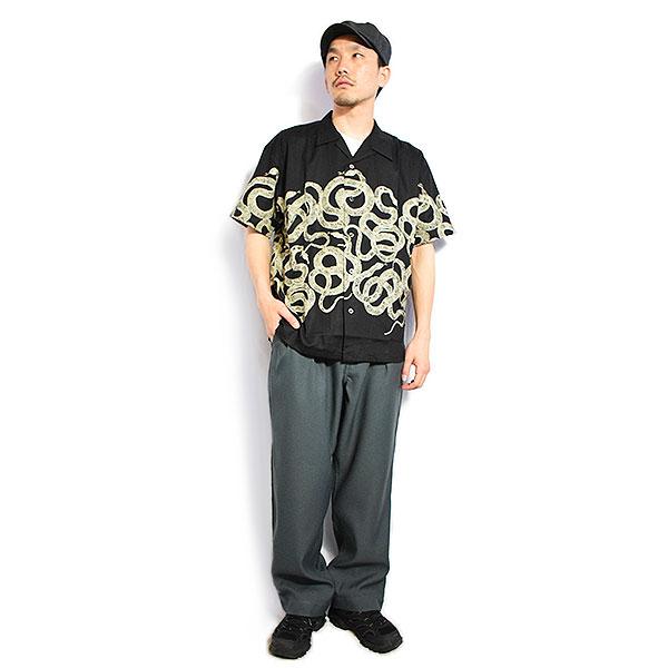 CALEE キャリー STRIPE PATTERN S/S SH