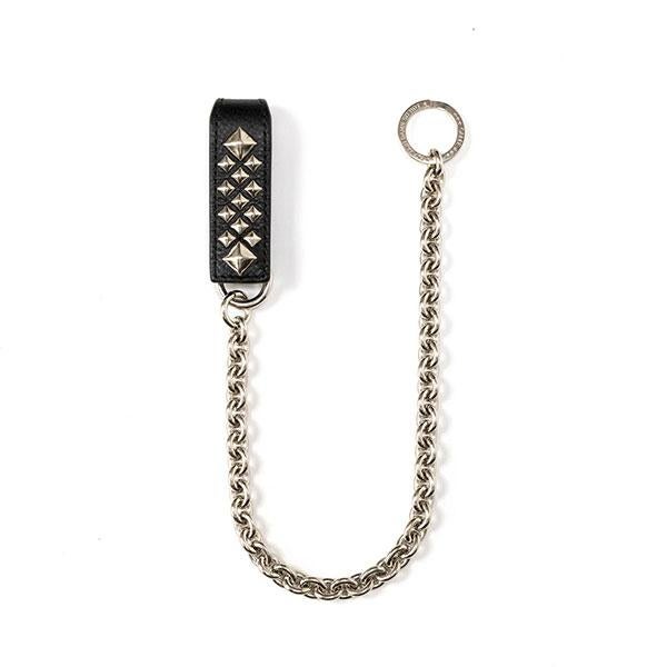 CALEE キャリー STUDS LEATHER WALLET CHAIN