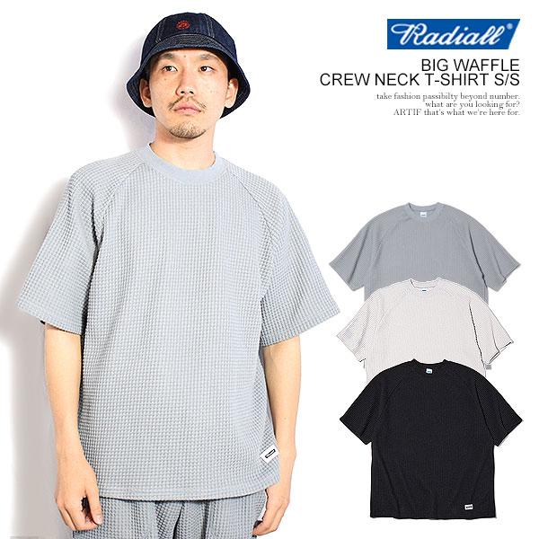 RADIALL ラディアル BIG WAFFLE - CREW NECK T-SHIRT S/S