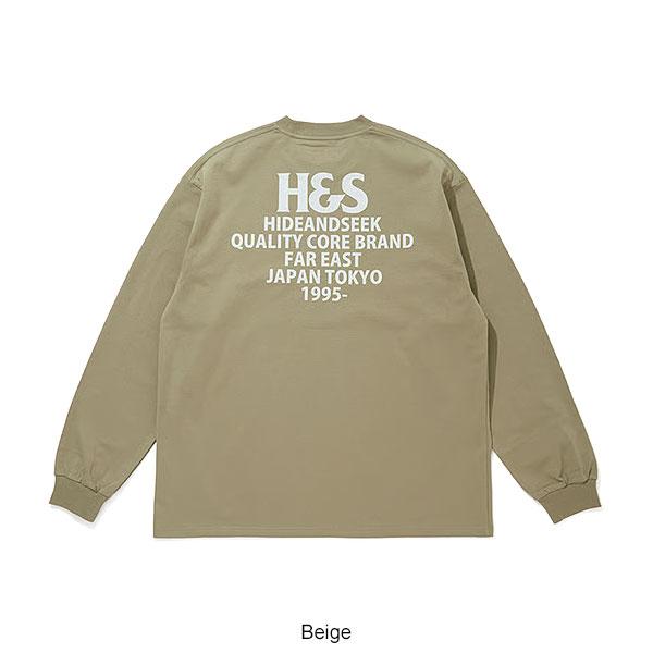 HIDEANDSEEK ハイドアンドシーク H&S L/S Tee(26ss)