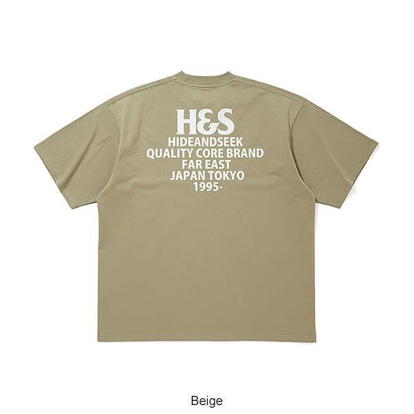 24SS★HIDE AND SEEK/H&S 半袖ワークシャツ★グリーン/XL★ HIDEANDSEEK ハイドアンドシーク H&S S/S Tee(26ss)