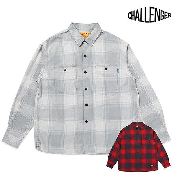 CHALLENGER チャレンジャー L/S SHADOW CHECK SHIRT
