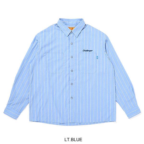 CHALLENGER チャレンジャー L/S STRIPE MECHANIC SHIRT