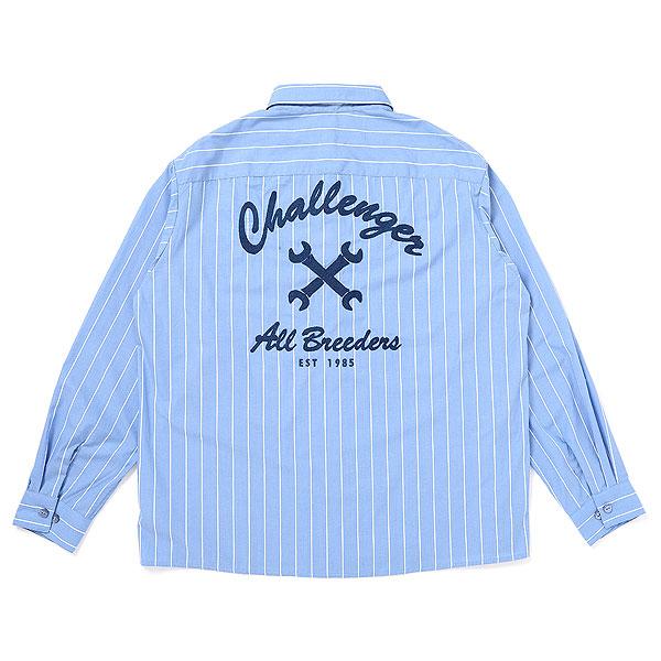 CHALLENGER チャレンジャー L/S STRIPE MECHANIC SHIRT