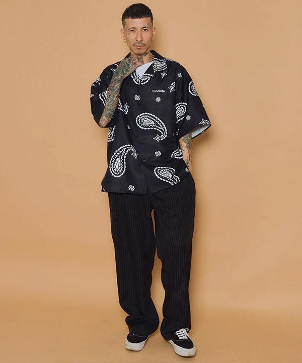SUBCIETY サブサエティ Large paisley shirt