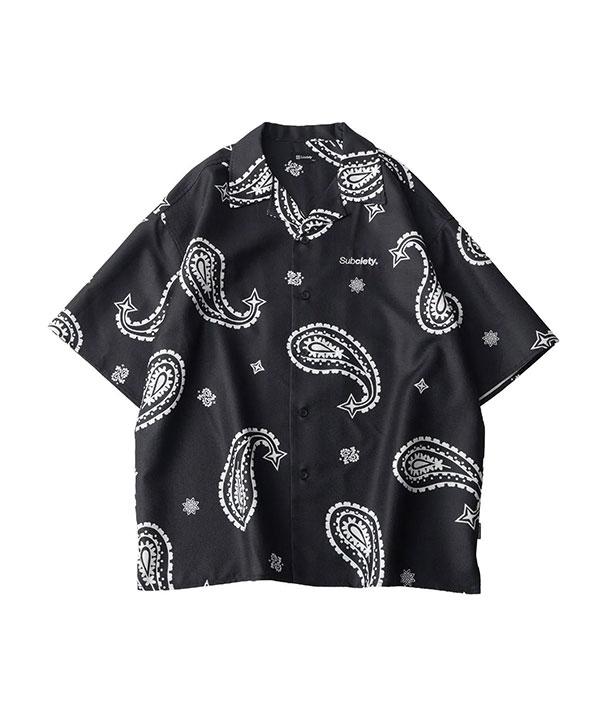SUBCIETY サブサエティ Large paisley shirt
