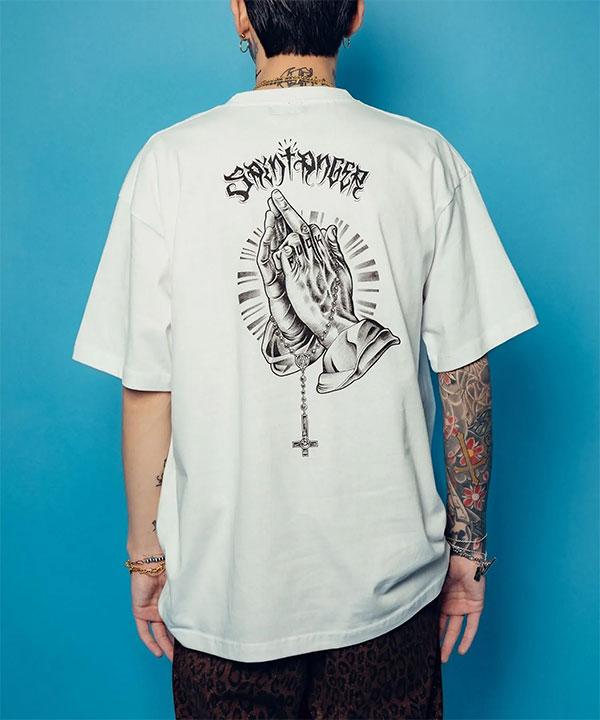 SUBCIETY サブサエティ Fuckin' praying hands tee