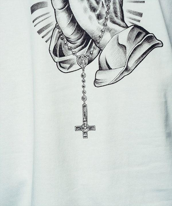 SUBCIETY サブサエティ Fuckin' praying hands tee
