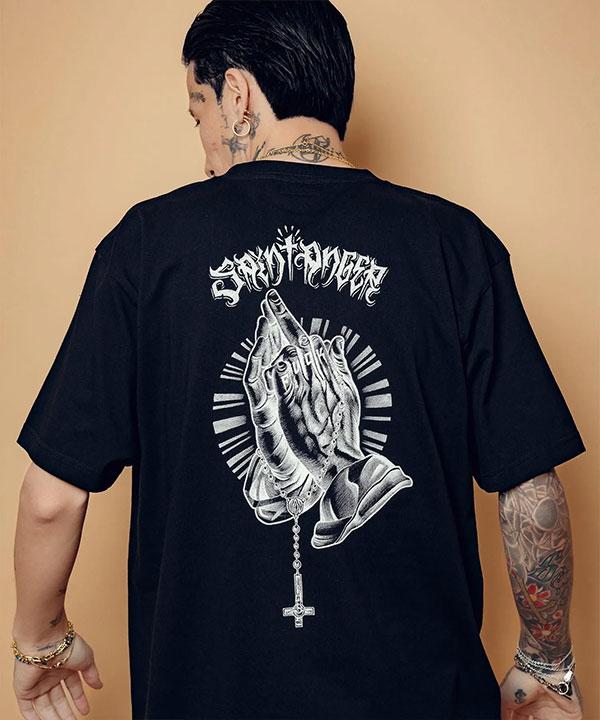 SUBCIETY サブサエティ Fuckin' praying hands tee