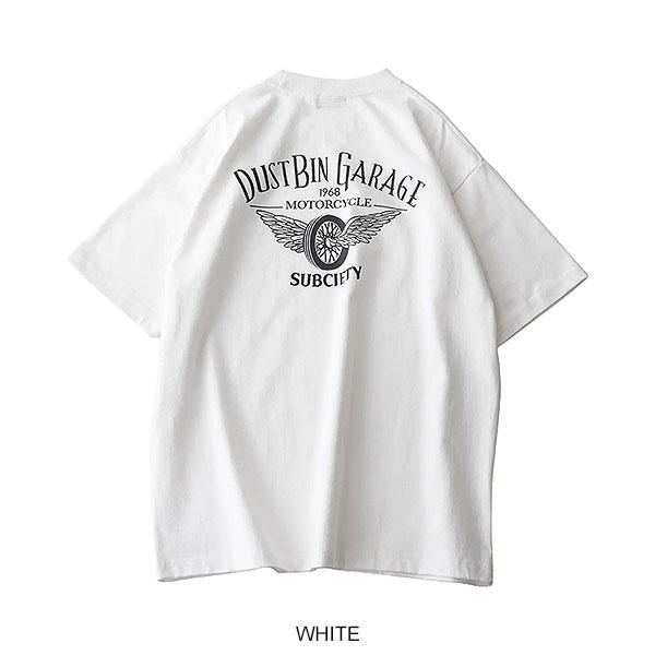 SUBCIETY サブサエティ Dust bin garage tee