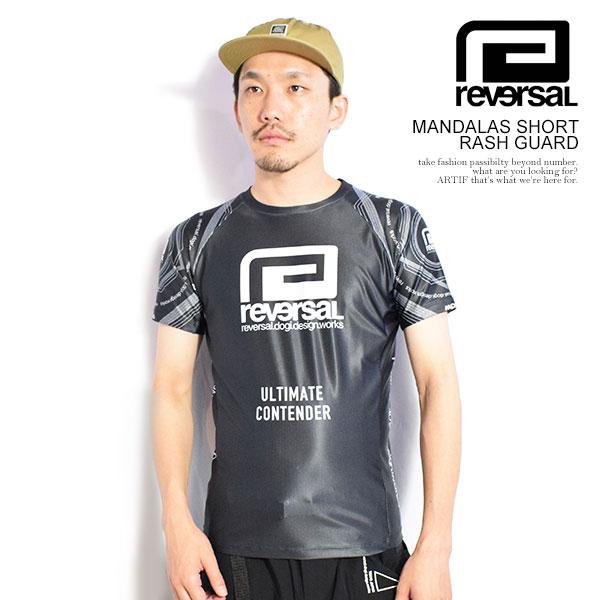 reversal リバーサル MANDALAS SHORT RASH GUARD | ARTIF [ストリート