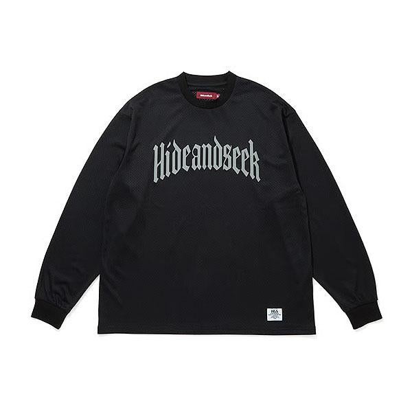 HIDEANDSEEK ハイドアンドシーク Mesh L/S Tee