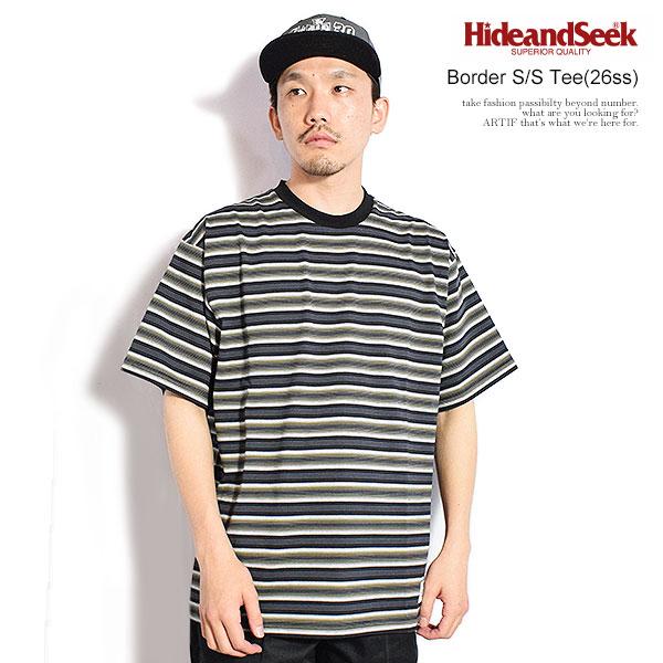 HIDEANDSEEK ハイドアンドシーク Border S/S Tee(26ss)