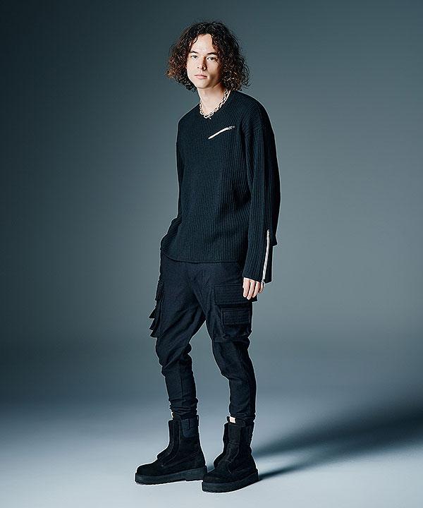 【新品未使用】グラムリップス　バックオープン スラブKNIT フーディー Maison Margiela の Glam Slam Baby には、少しの夢とリップスティック