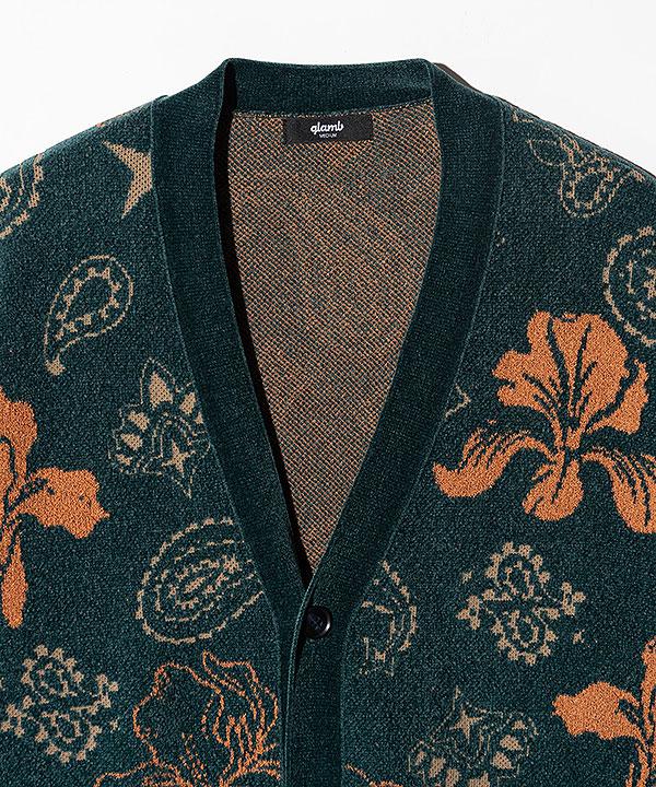 glamb 刺繍デザイン カーディガン Lサイズ glamb(グラム)】Crazy Diamond Cardigan カーディガン(GB0126-JJ02