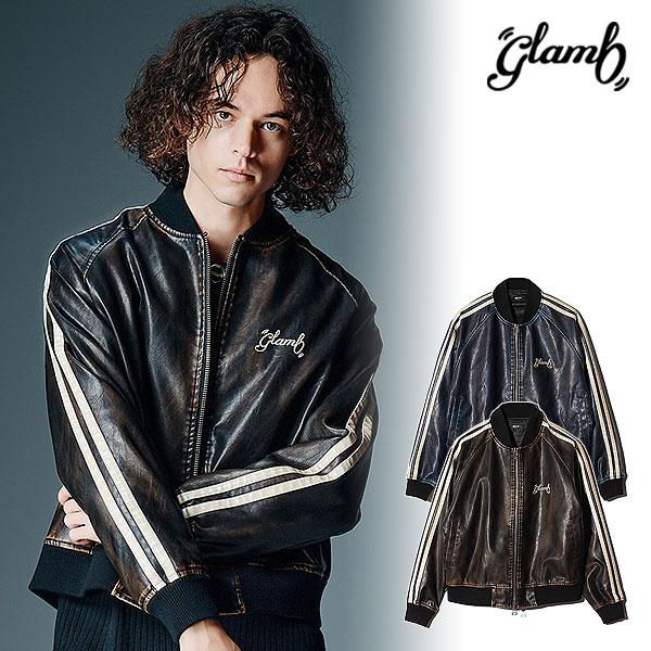グラム glamb／レザー切替 ジャケット／ブラック×ブラウン／③ 2026 秋 先行予約 10月中旬～下旬入荷予定 glamb グラム Fade Leather
